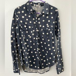 Roxy Polka Dot Button Up